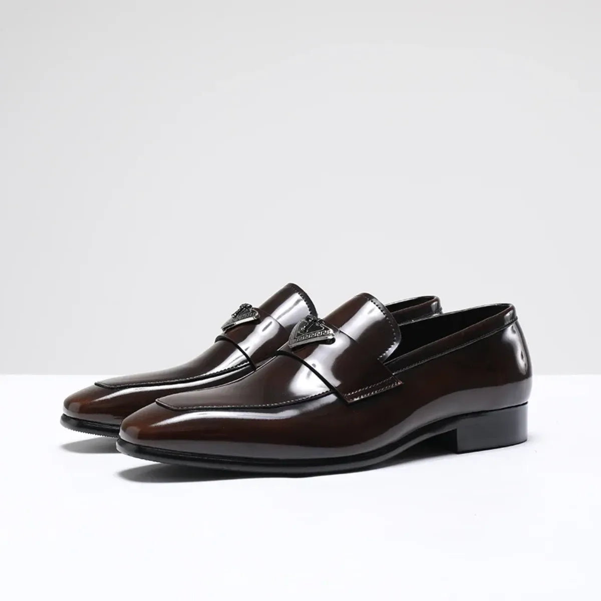 Sapato Loafer Luxo Verniz Pisa