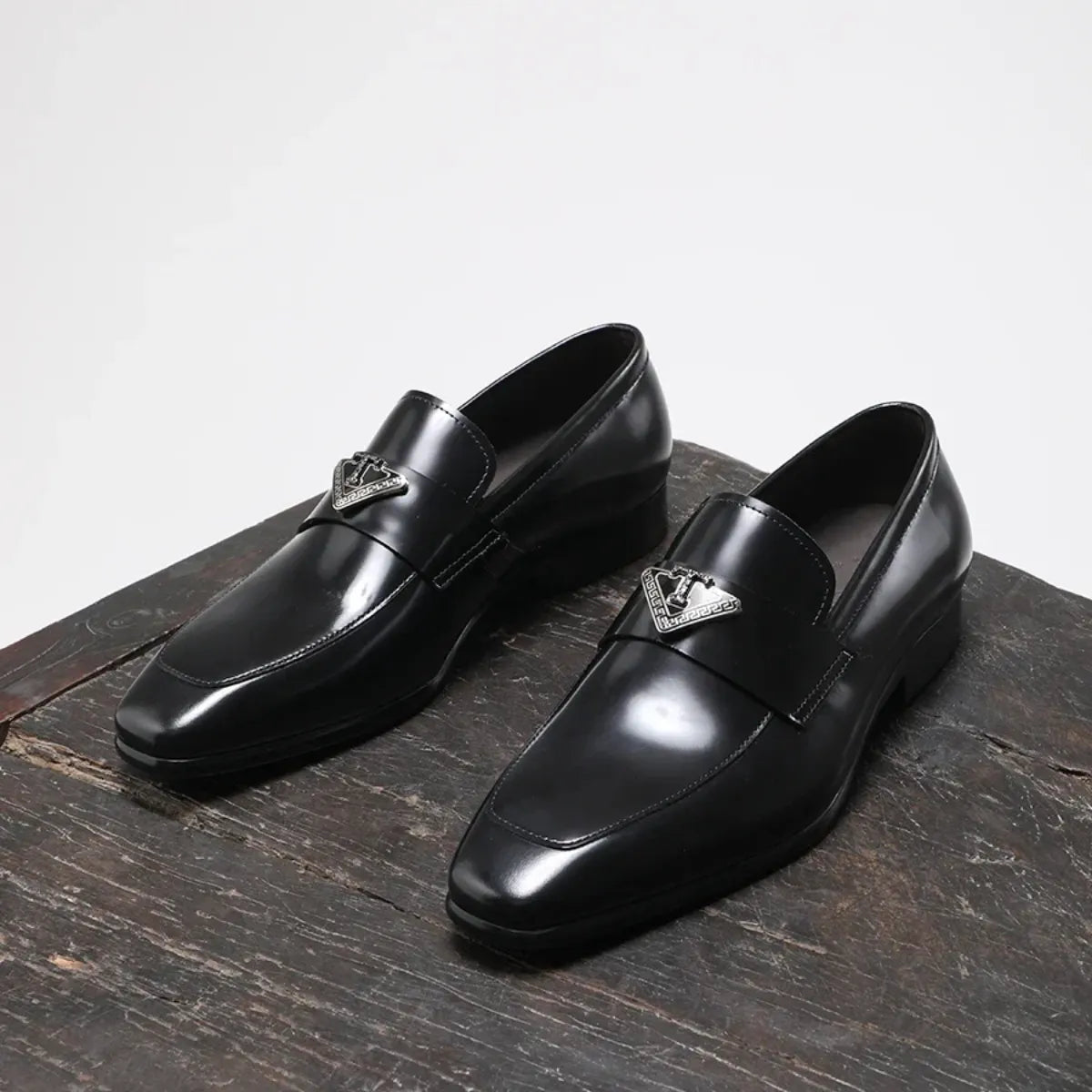 Sapato Loafer Luxo Verniz Pisa