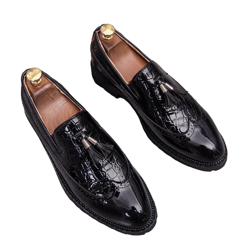 Mocassim em couro masculino