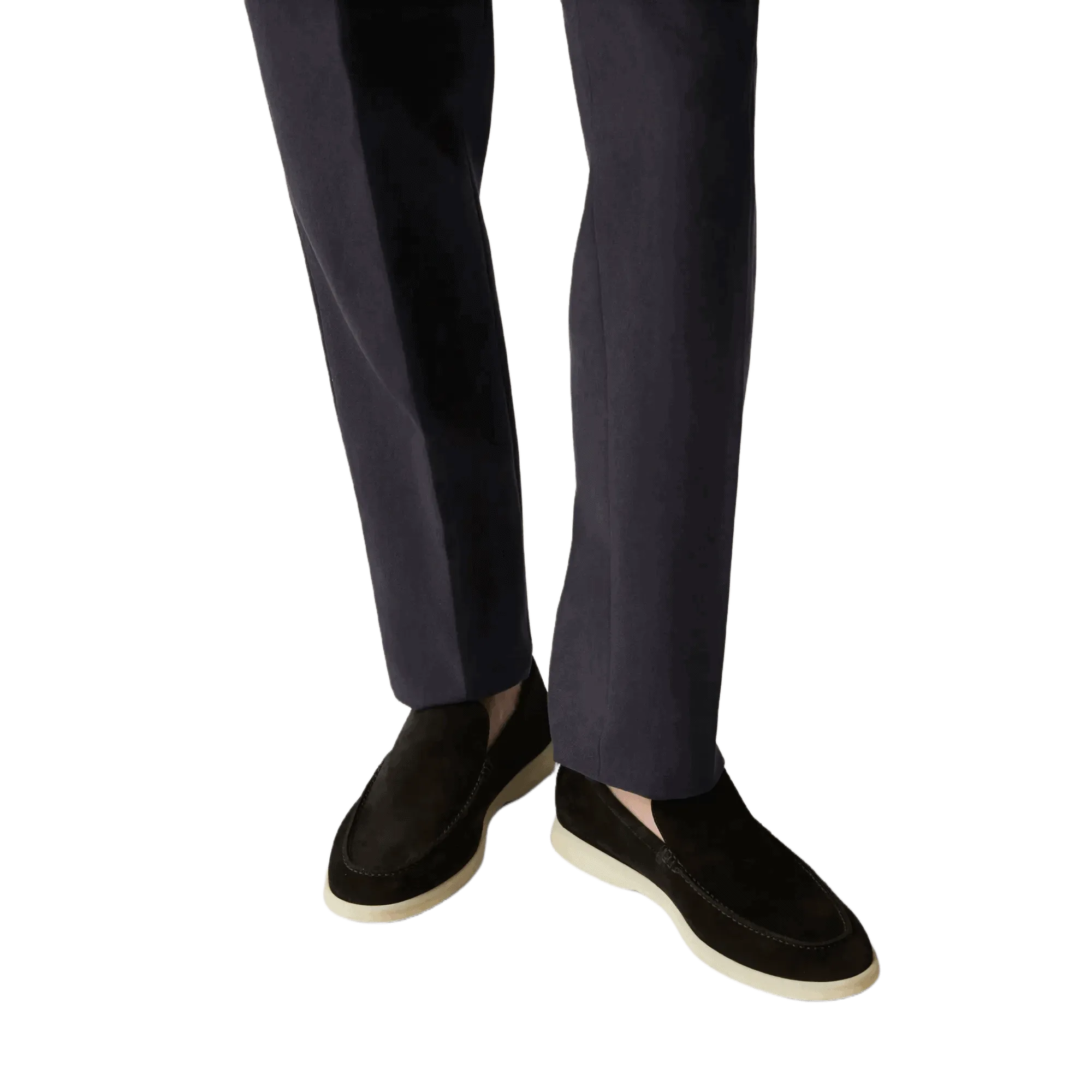 Mocassim Suede Loafer Loro Piana