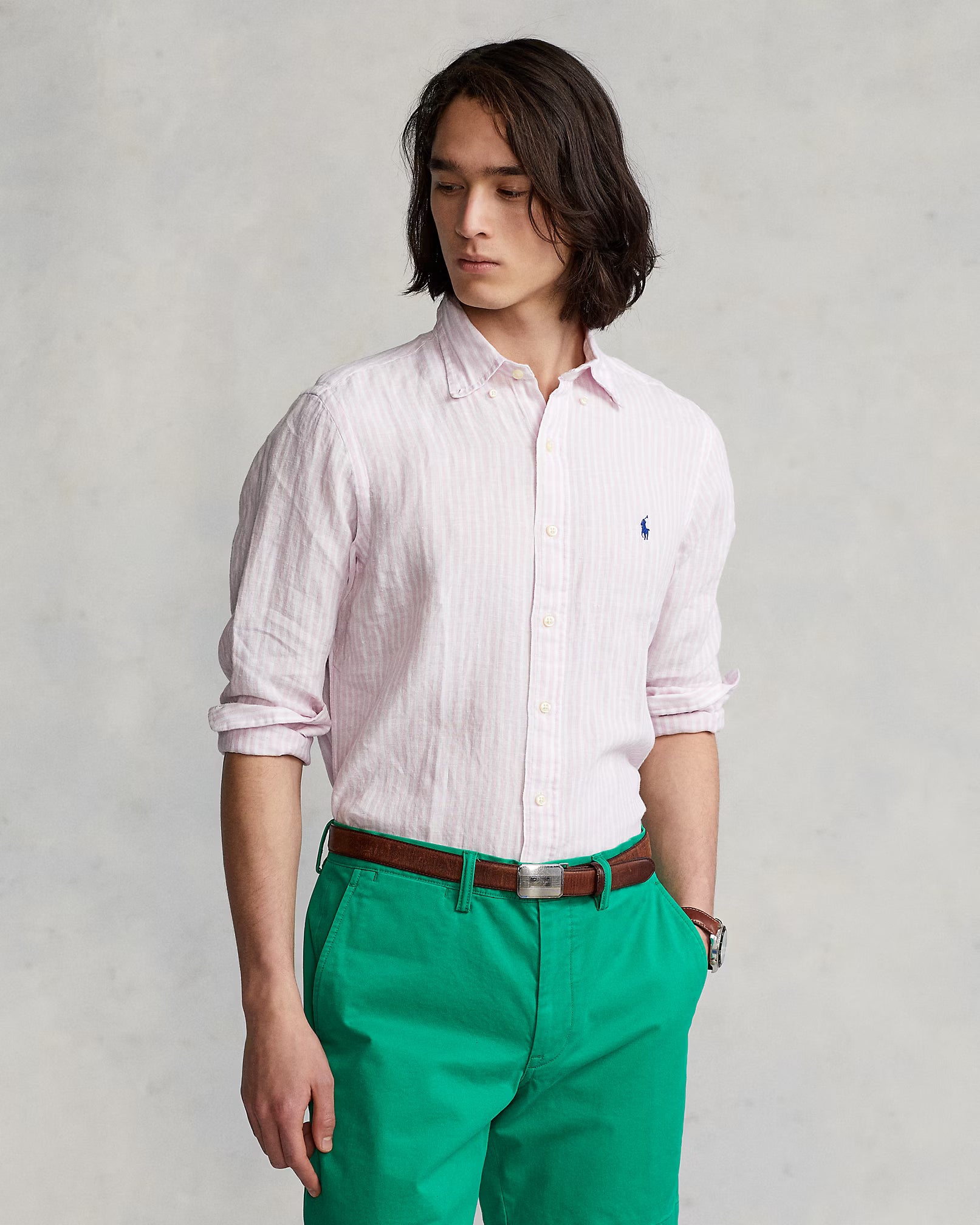 Camisa Slim Ralph Lauren