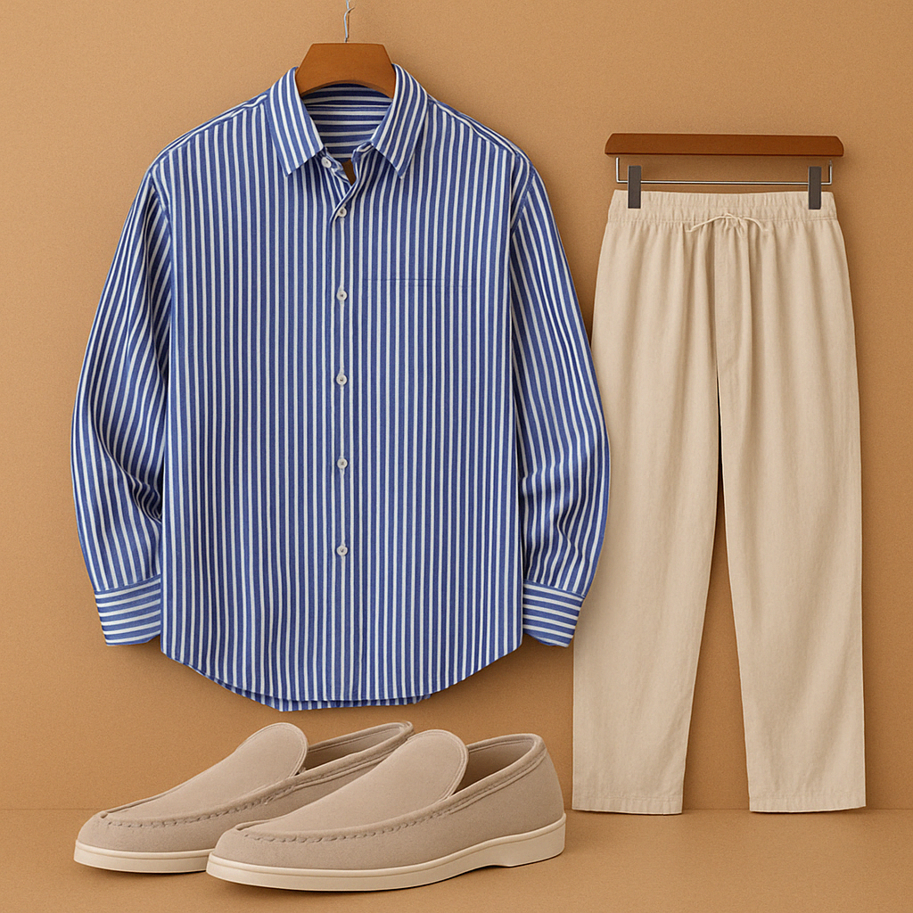 Conjunto Old Money Masculino - 3 Peças | Versão Viena