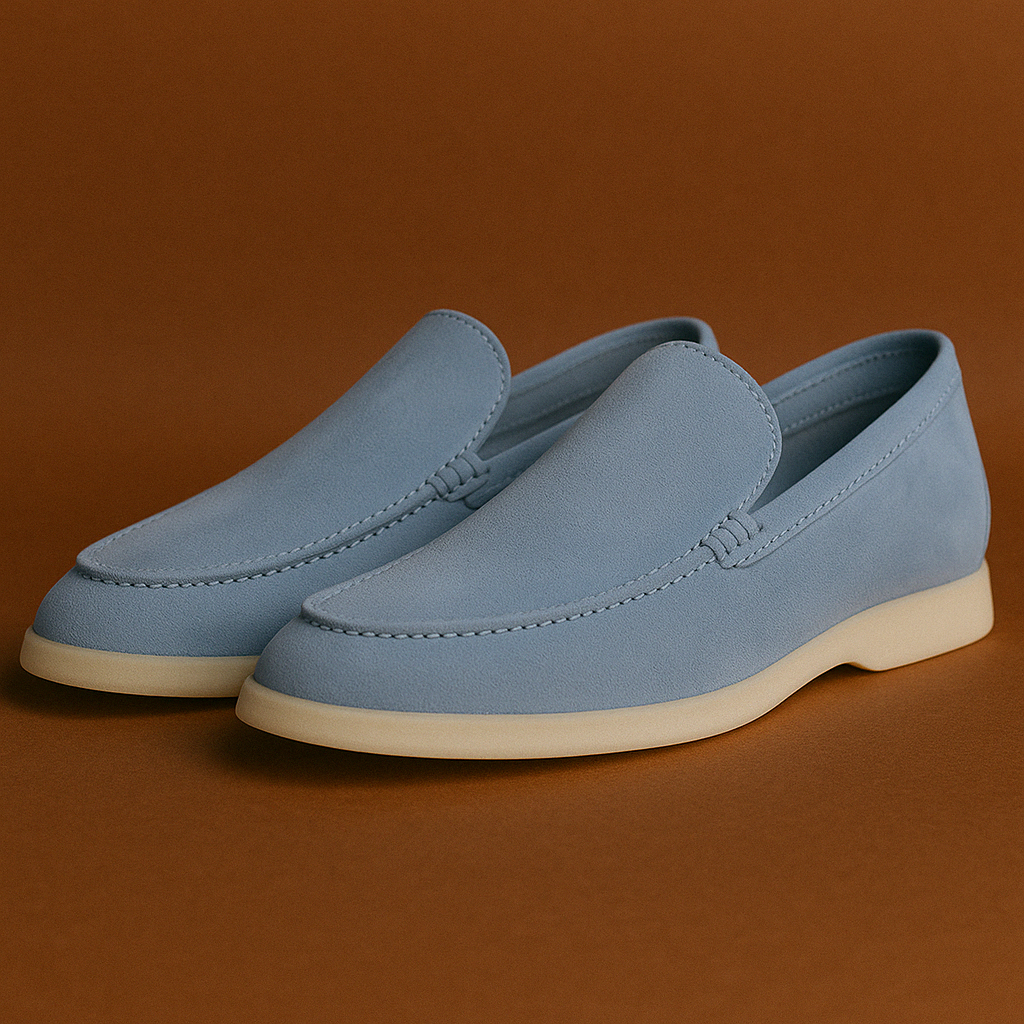 Mocassim Suede Loafer Loro Piana