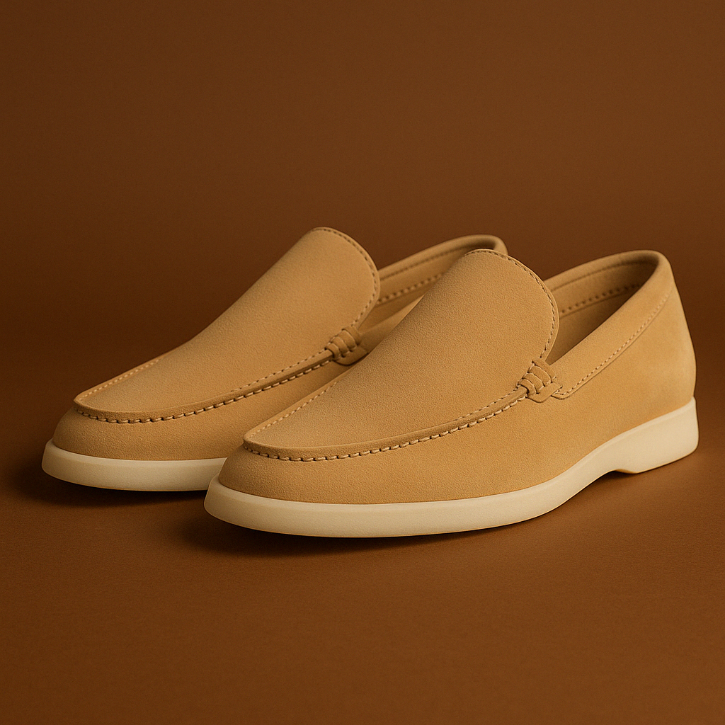 Mocassim Suede Loafer Loro Piana