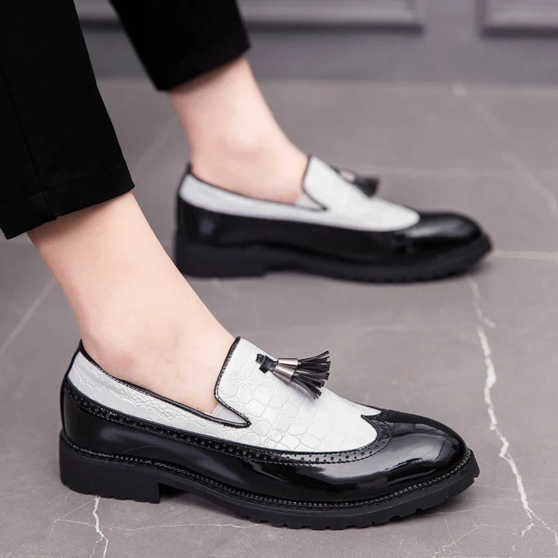 Mocassim em couro masculino