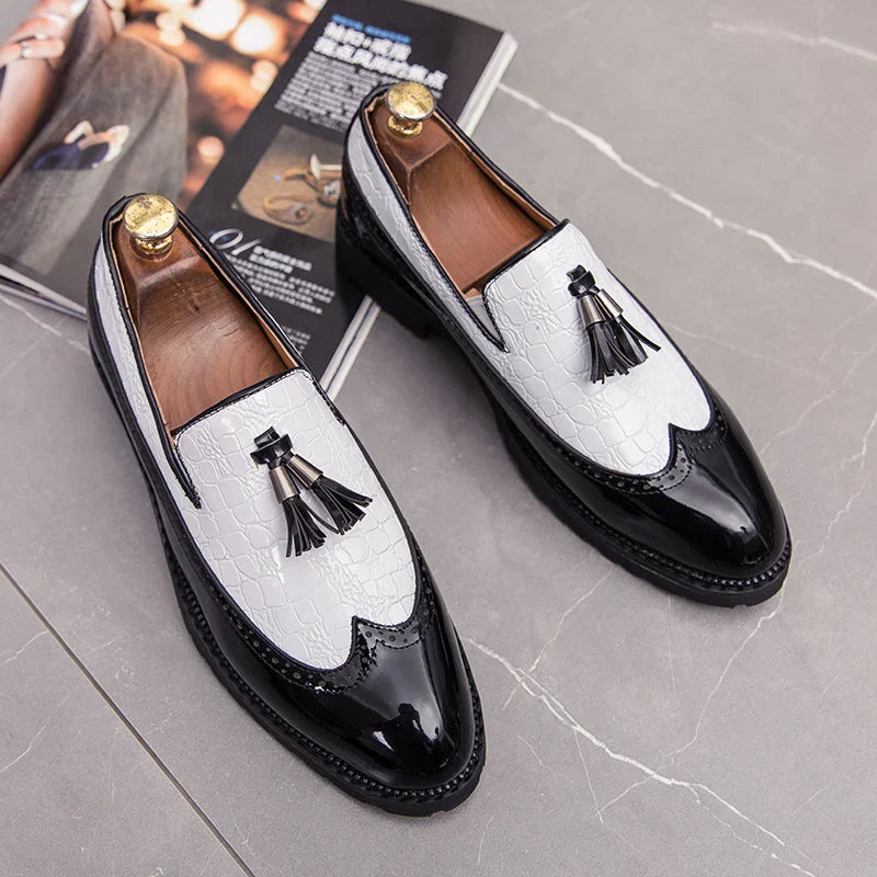 Mocassim em couro masculino