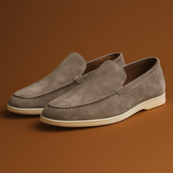 Mocassim Suede Loafer Loro Piana