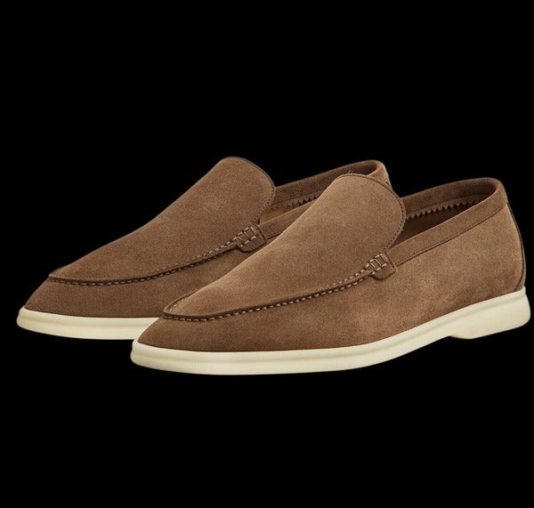 Mocassim Suede Loafer Loro Piana