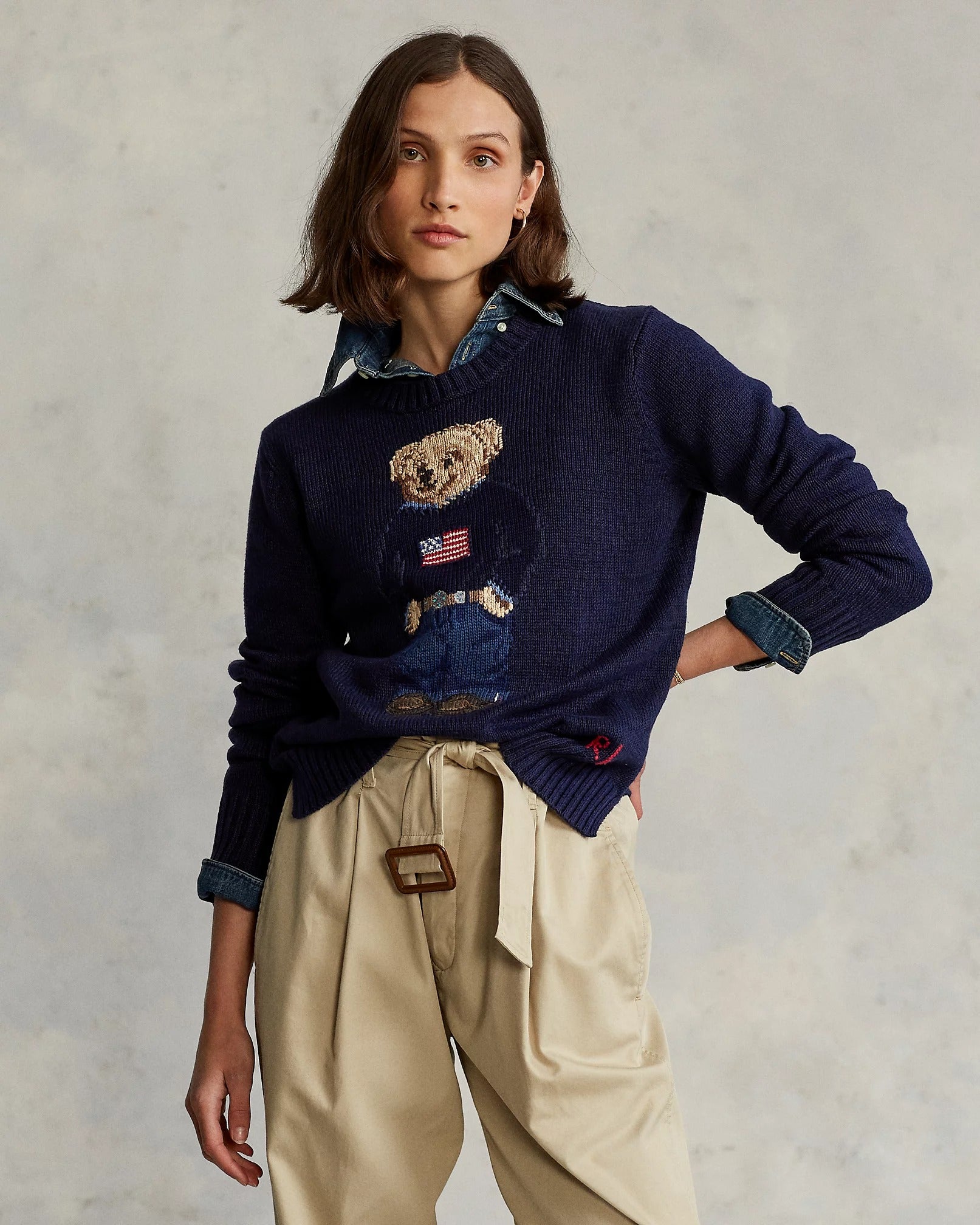 Suéter Ralph Lauren | Gola Redonda de Linho
