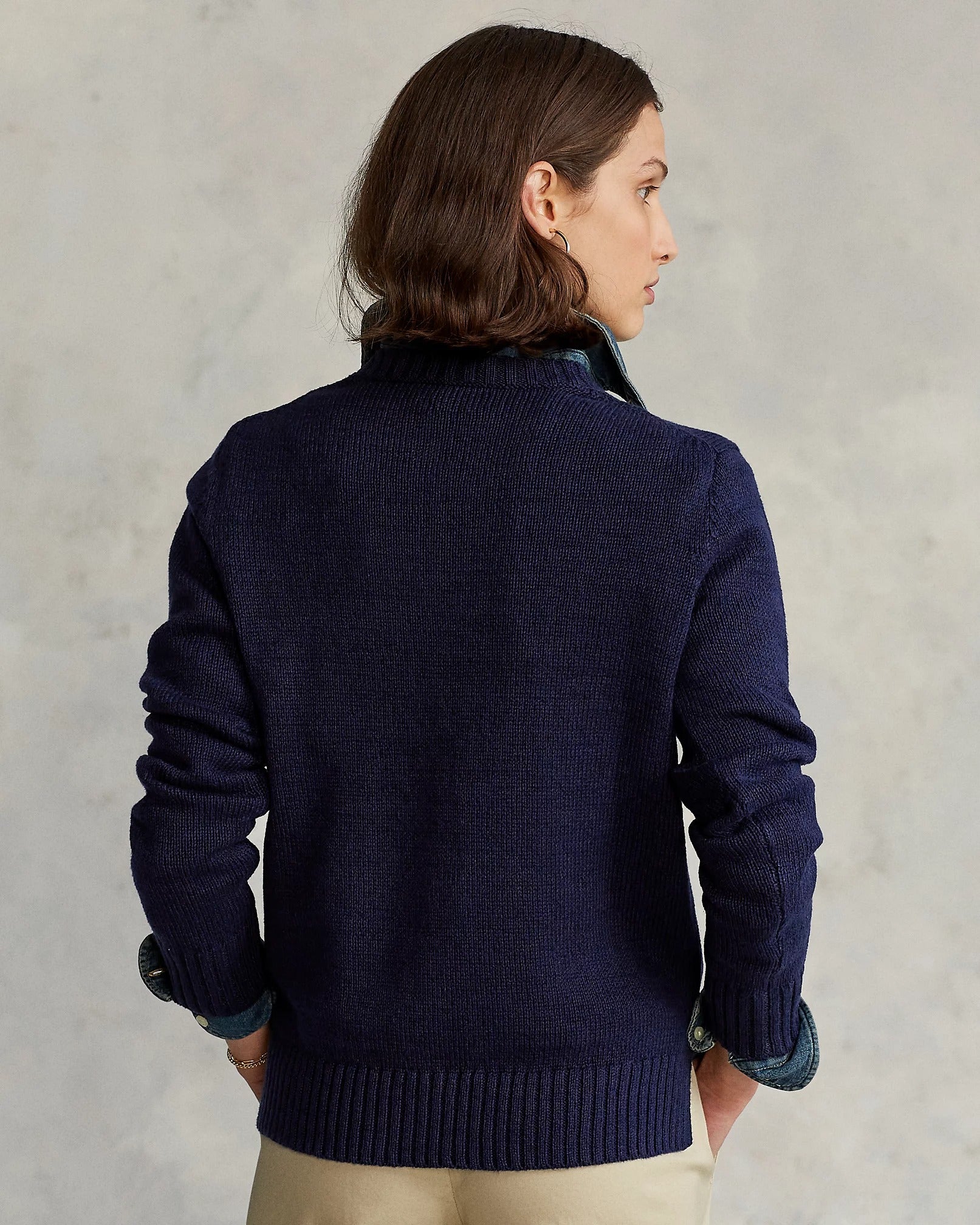 Suéter Ralph Lauren | Gola Redonda de Linho