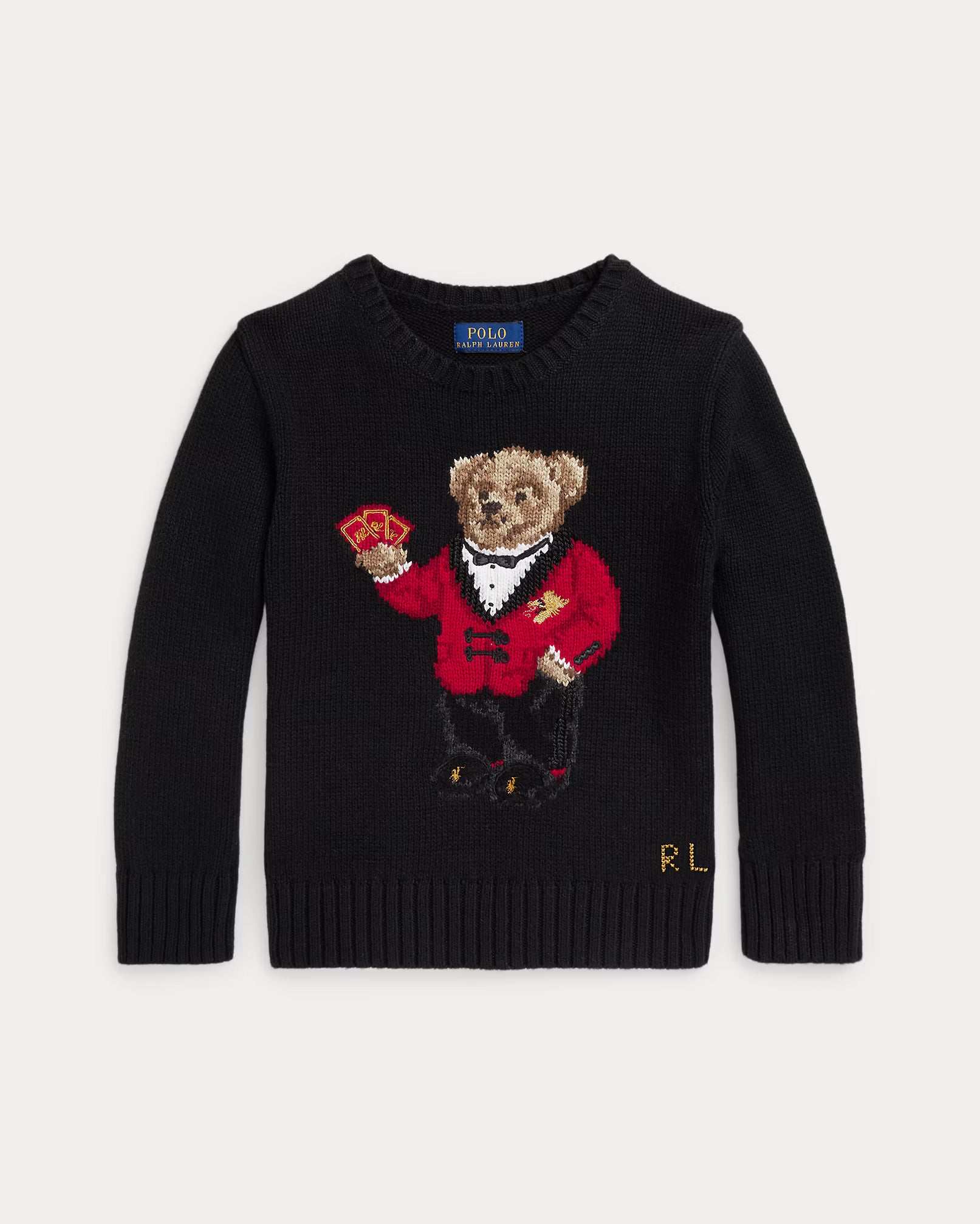 Suéter Ralph Lauren Infantil | Polo Bear Preto