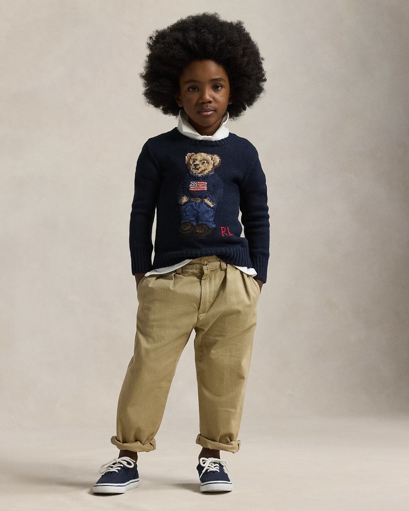 Suéter Ralph Lauren Infantil | Polo Bear Azul