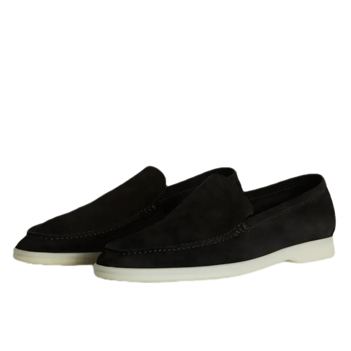 Mocassim Suede Loafer Loro Piana